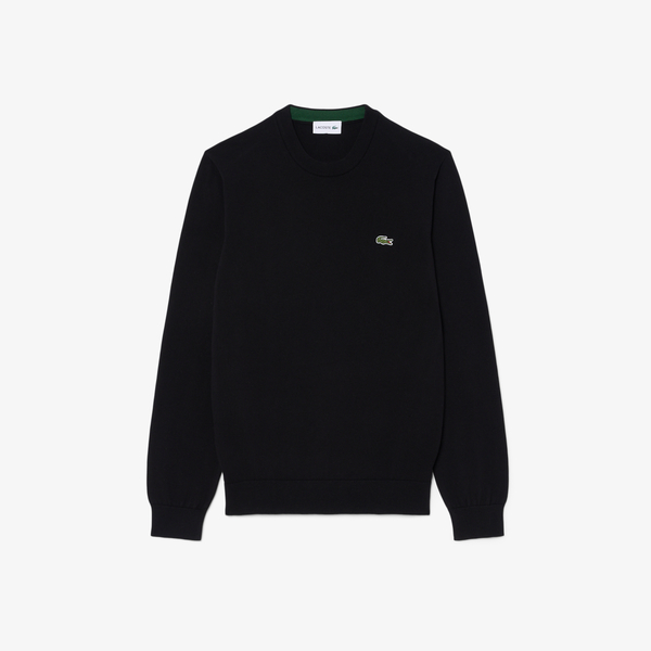Monochrome Crew Neck Cotton Sweater