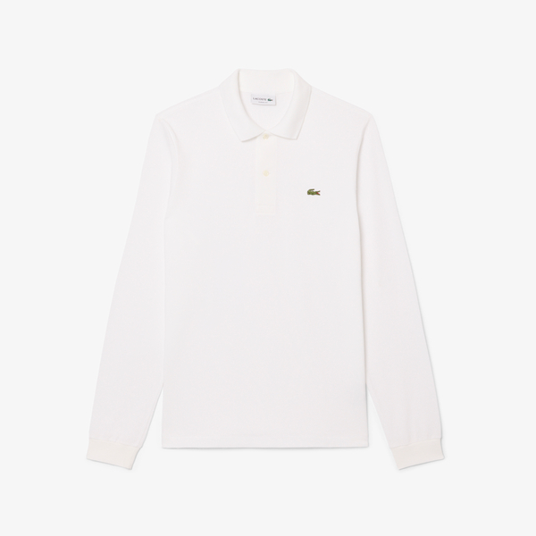 Classic Fit Long Sleeved L.12.12 Polo Shirt